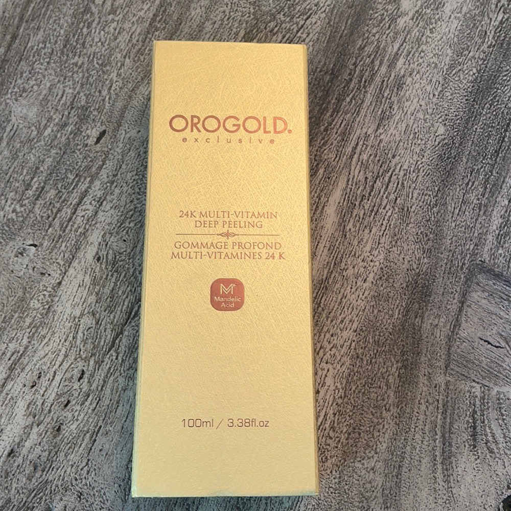 Orogold exclusive 24k multi-vitamin deep peeling